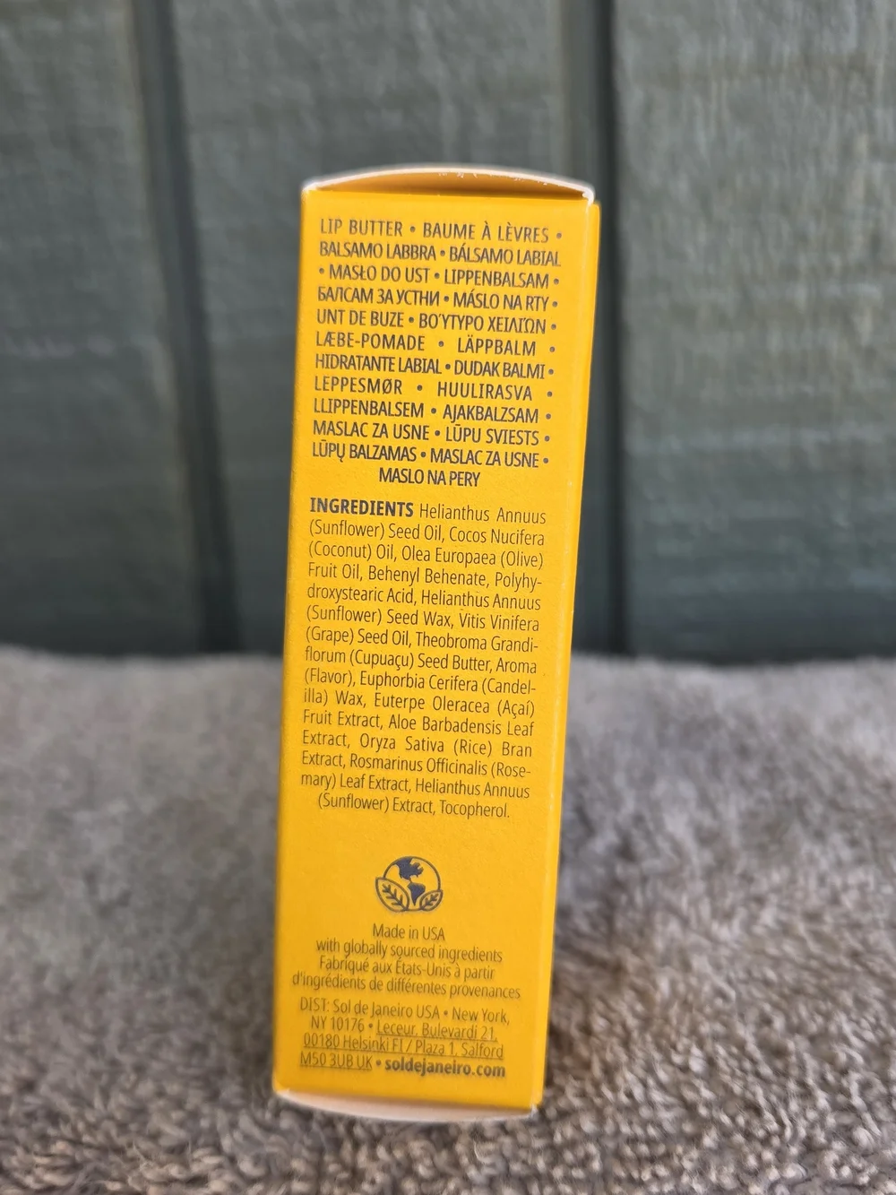 Sol de Janeiro Brazilian Kiss Lip Butter - Caramelized Vanilla (Yellow)